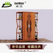 厂家直销红木家具 刺猬紫檀红木酒柜 实木展示柜