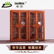 古典刺猬紫檀酒柜 客厅实木多门红酒酒柜 红木家具 DMTK21