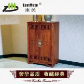 红木家具 刺猬紫檀花梨木鞋柜 中式实木家用鞋柜 DMTK16