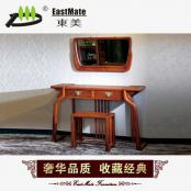 明清家具 刺猬紫檀弯脚新古典卧室红木梳妆台