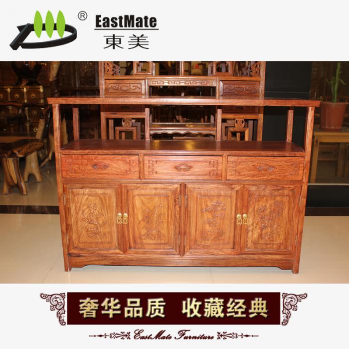 厂家直销高档实木餐边柜 备餐柜 边柜 餐厅家具订做
