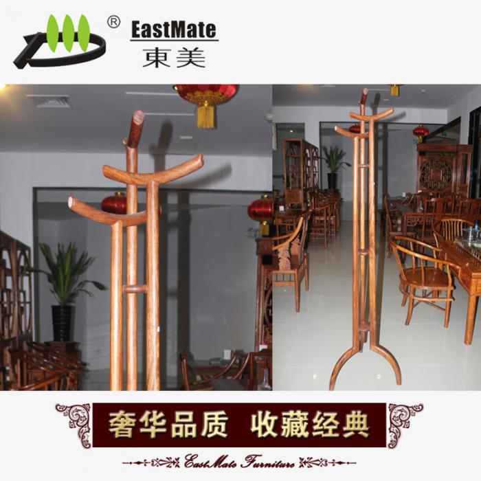 厂家直销明式实木衣帽架 挂衣架 衣架 挂衣杆