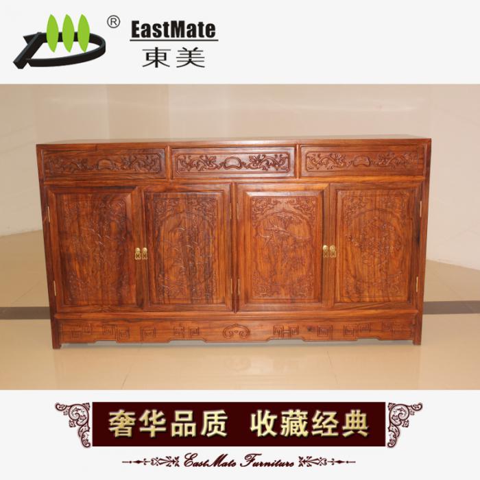 红木家具 全实木家具 非洲花梨木家具餐边柜