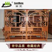 红木家具 非洲黄花梨五福博古架 多宝架 展示架