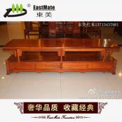 中式实木红木家具 非洲黄花梨木明式电视柜 地柜 视听柜
