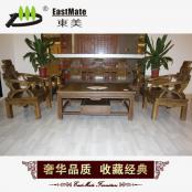 红木家具 鸡翅木全实木牛角沙发6或8件套