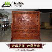 质量保证非洲黄花梨屏风 订做各类红木屏风 隔断