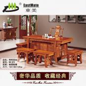 红木家具 茶具桌椅组合 厂家直销可定制 刺猬紫檀 将军茶台