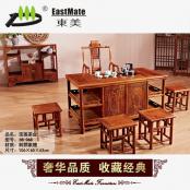 红木家具 宝莲茶台 厂家直销可定制 刺猬紫檀 国标 红木茶几