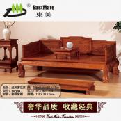 红木家具 虎脚罗汉床 厂家直销可定制 花梨木 红木罗汉床