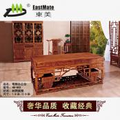 红木家具 弯脚办公台 厂家直销可定制 古典大气 红木大班台