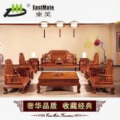 红木家具 实木客厅组合沙发 古典红木沙发 刺猬紫檀沙发