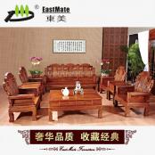 红木家具  厂家直销非洲花梨木非 缅甸花梨木沙发
