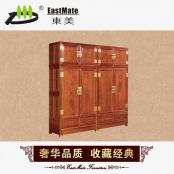 红木家具 厂家直销 红木衣柜 刺猬紫檀 实木大衣柜